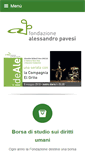 Mobile Screenshot of fondazionealessandropavesi.org